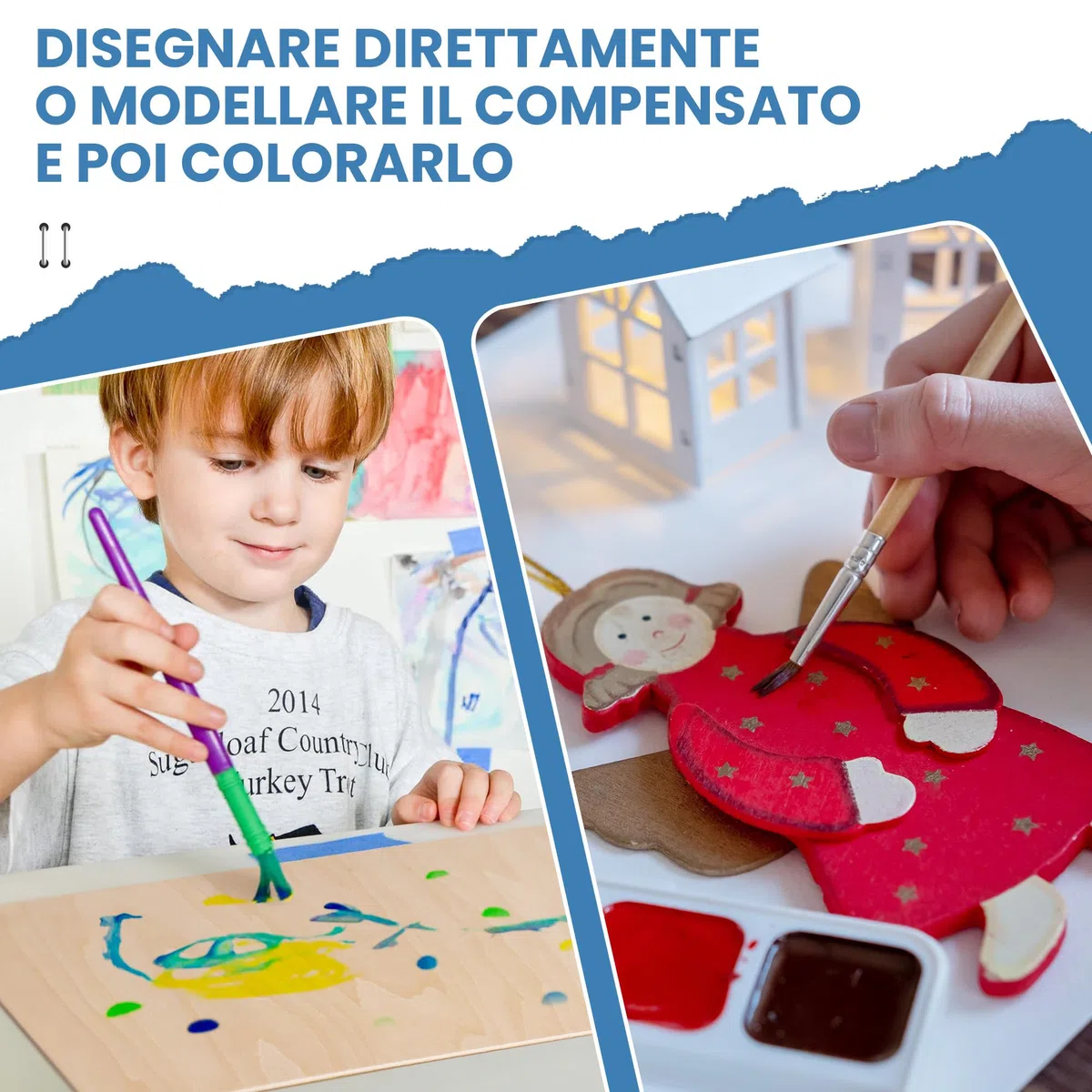 ROBOTIME Fogli di compensato non finiti, 16 pezzi, 300 x 300 x 3 mm, tavola in legno di noce per artigianato, pittura, arte pirografica, decorazione della casa fai da te e kit di modellismo