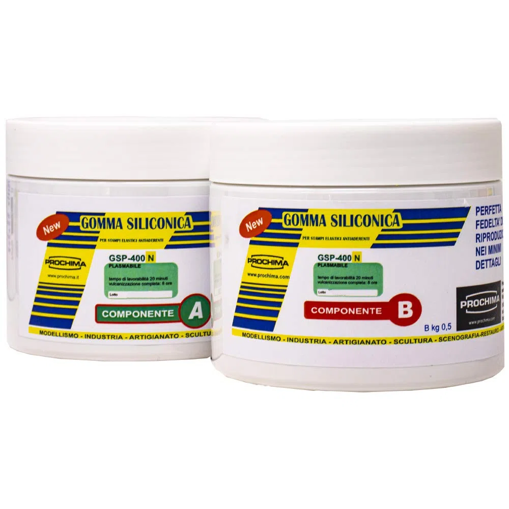 PROCHIMA GS525PLK1 Gomma Siliconiche Gsp-400 N A+B, 1 kg