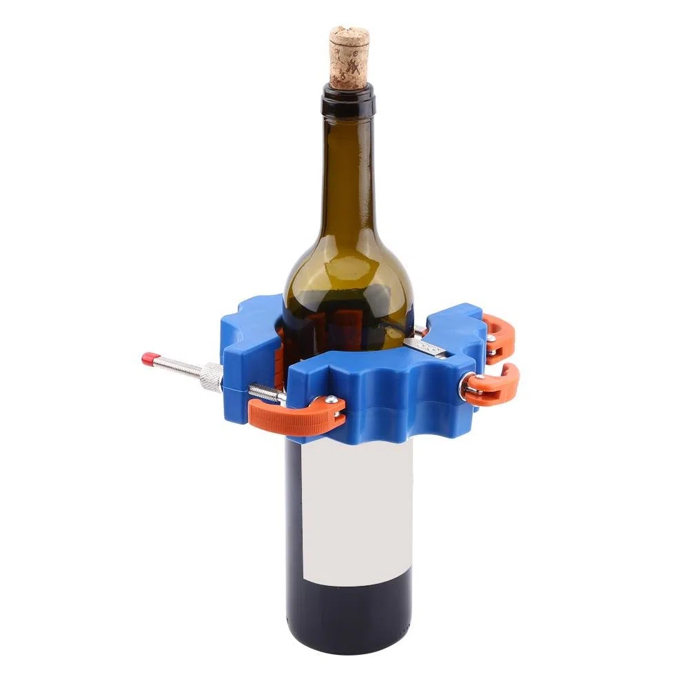 Cocoarm Tagliavetro per Bottiglie, tagliabottiglie di Vetro, Birra, Bottiglie di Vino, taglierino, Bottiglie, utensile Taglio Craft Making (Blu)