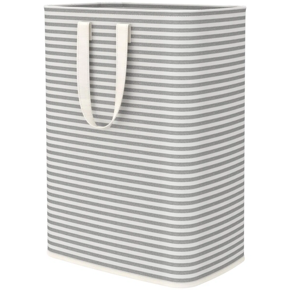 Lifewit Cesto Portabiancheria, Grande Cesta Portabiancheria Pieghevole con Manici Allungati, Portabiancheria Sporca, Laundry Basket per Vestiti, Asciugamani, Coperte, Grigio, 65 L
