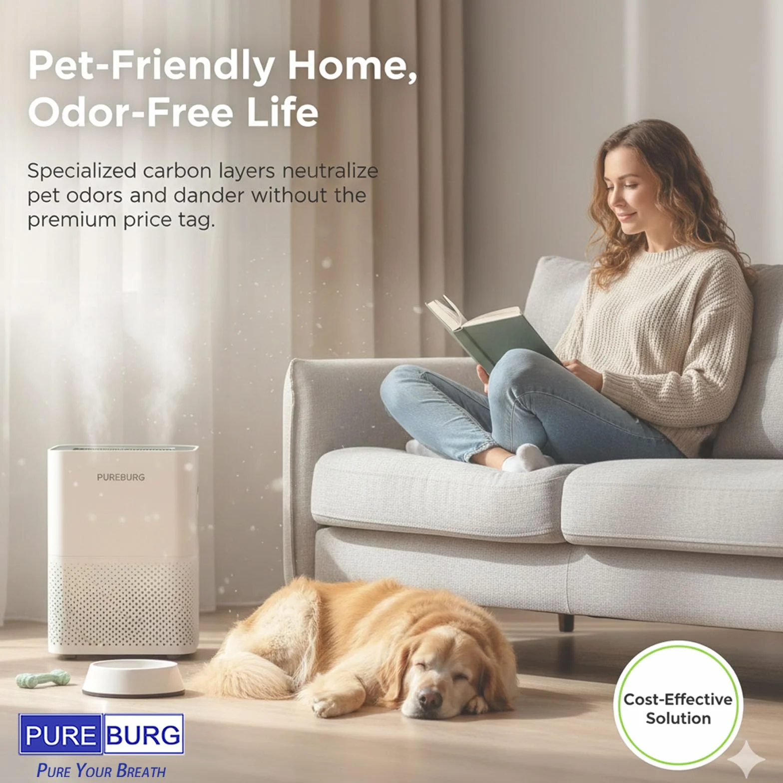 PUREBURG Filtro HEPA di ricambio + set di filtri a carbone attivo compatibile con Philips Serie 2000i AC2889 AC2887 AC2882 / AC3829 (Serie 3000i) Codice articolo FY2422/30 FY2420/30