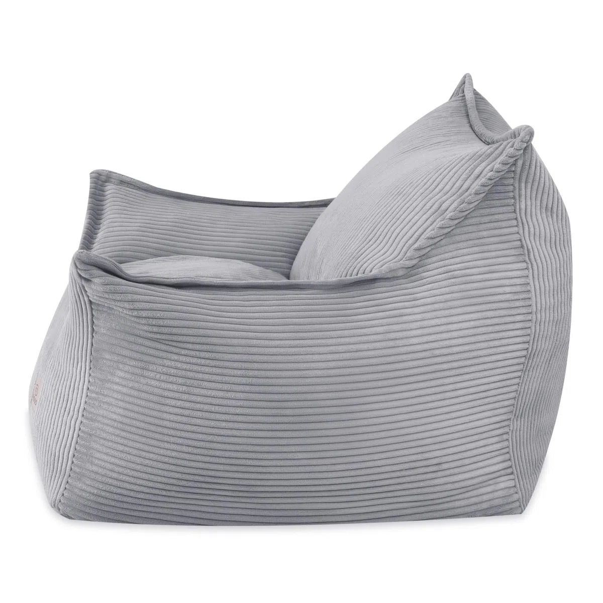 MISIOO Poltrona per bambini Roya Cord – Poltrona per cameretta dei bambini, morbida poltrona da pavimento per bambini, in velluto a coste di alta qualità, Oeko-TEX, 80 x 73 x 58 cm