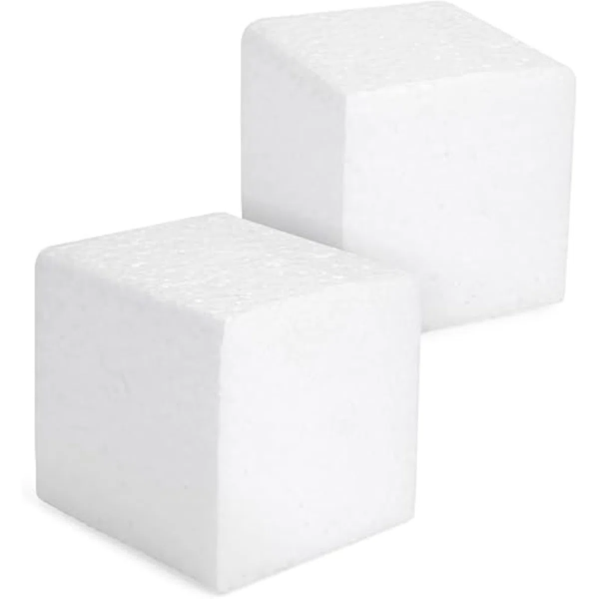 Cubi in Polistirolo, Blocchi Quadrati per Cake Design, Scultura e Fai da Te, Basi Cubetti in Polistirene Espanso per Hobby, Decoupage, Composizioni Floreali e Modellismo (50x50x50 cm)