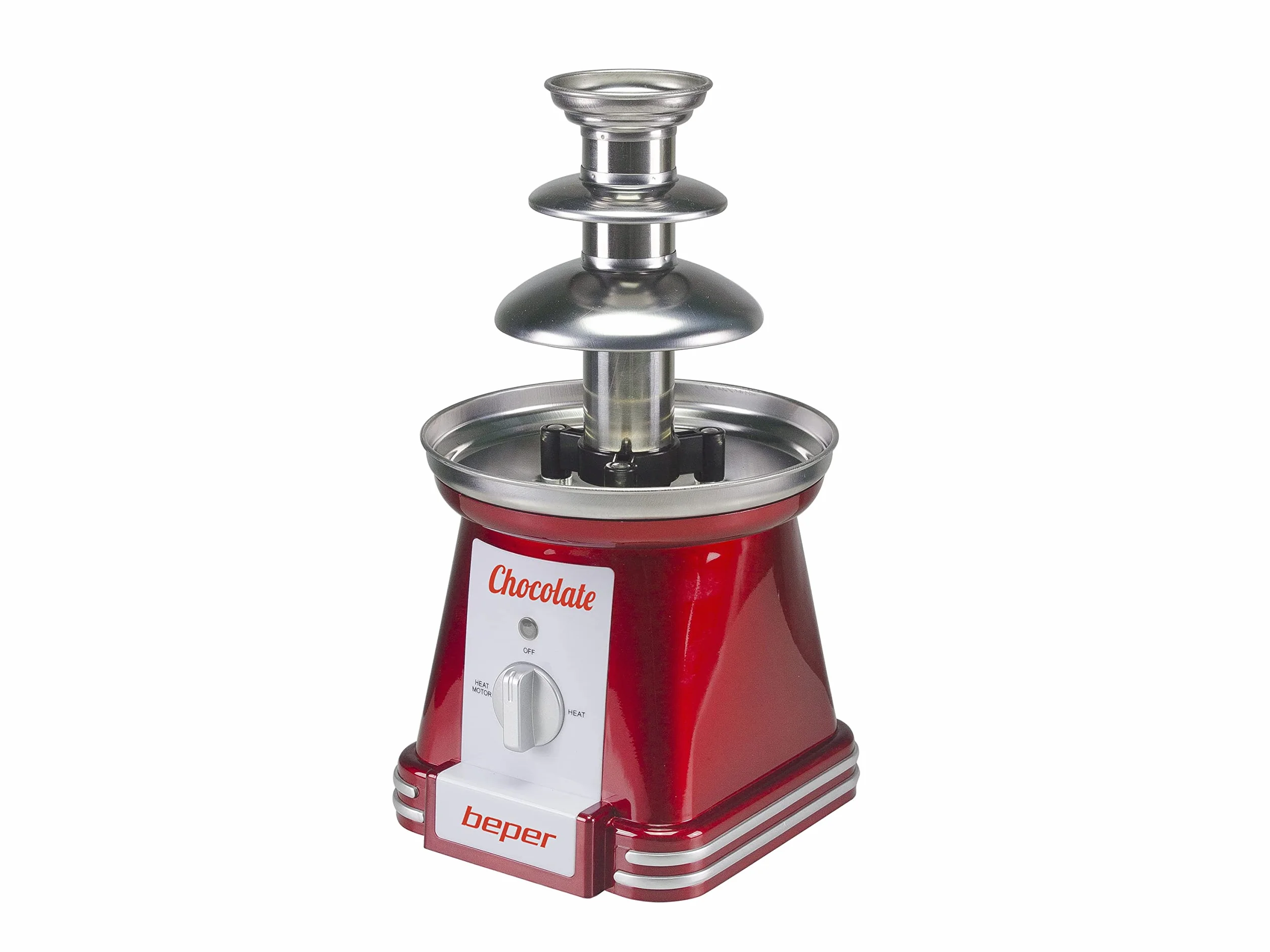 BEPER P101CUD200 Fontana di Cioccolato 750 ml XXL - Fontana di Cioccolato Cascata a 3 Livelli