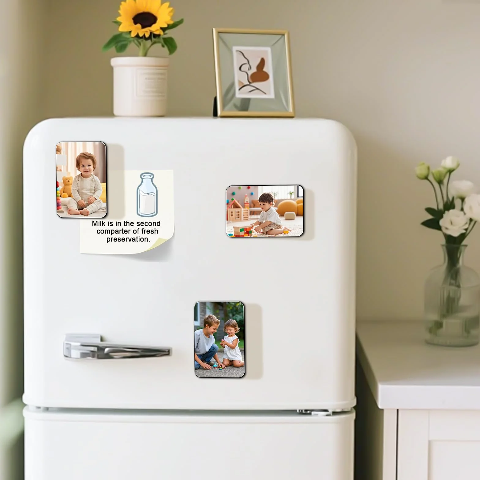 50 magneti per frigo a sublimazione, 5,5 cm x 7,5 cm, per fai da te, cucina, forno a microonde, ufficio, parete, decorazione
