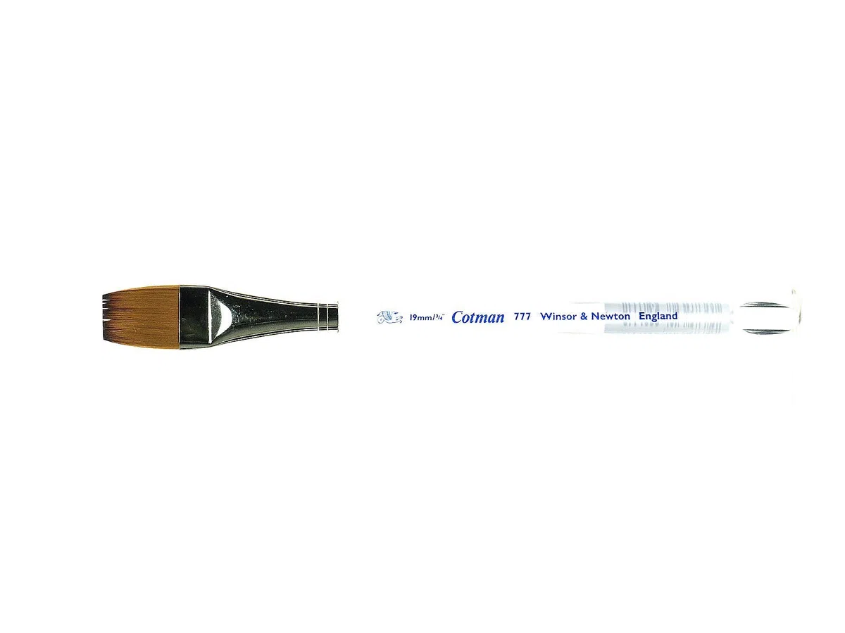 Winsor and Newton Cotman Series 777 One Stroke - Short Handle (Clear) 19mm (Each)