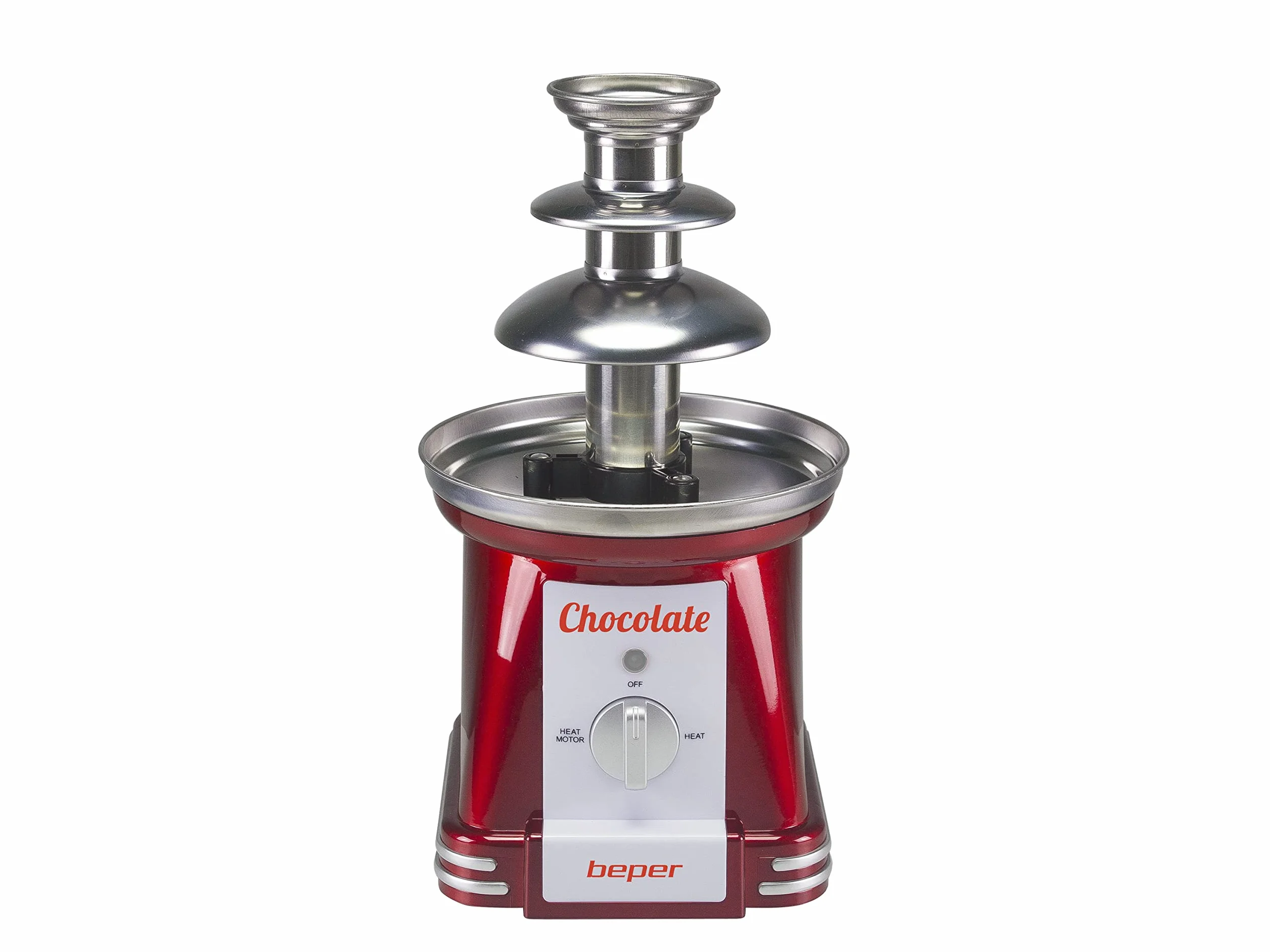 BEPER P101CUD200 Fontana di Cioccolato 750 ml XXL - Fontana di Cioccolato Cascata a 3 Livelli