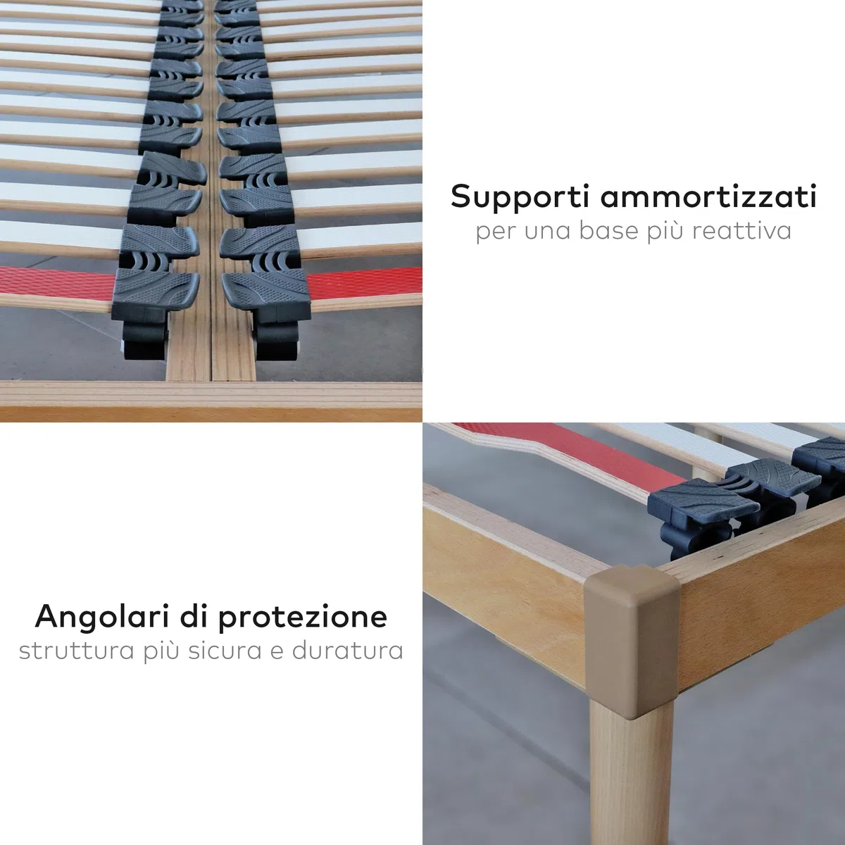 EVERGREENWEB Rete una Piazza e Mezza Elettrica 120x190 con DISPOSITIVO MEDICO Detraibile, Alzata Pieghevole, Doghe in Legno e Piattelli Basculanti, ORTOPEDICA Struttura RINFORZATA, 4 Piedi Smontabili