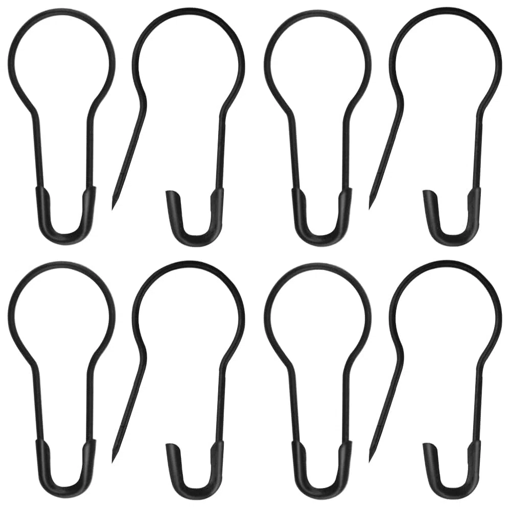 WMYCONGCONG 1000 spille da balia in rame da 2 cm, spille da balia nere, per artigianato, casa, abbigliamento, artigianato, fai da te, pennarelli per lavori a maglia