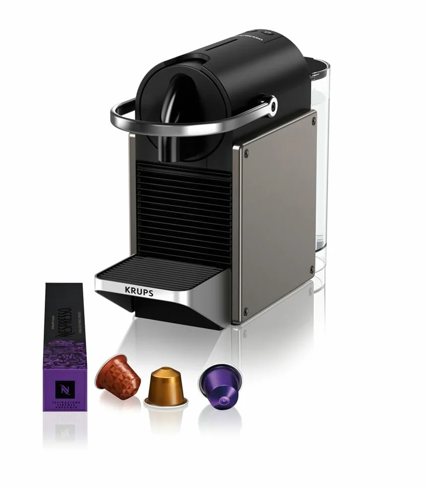 Nespresso Macchina da caffè Krups Pixie Titanio YY5290FD