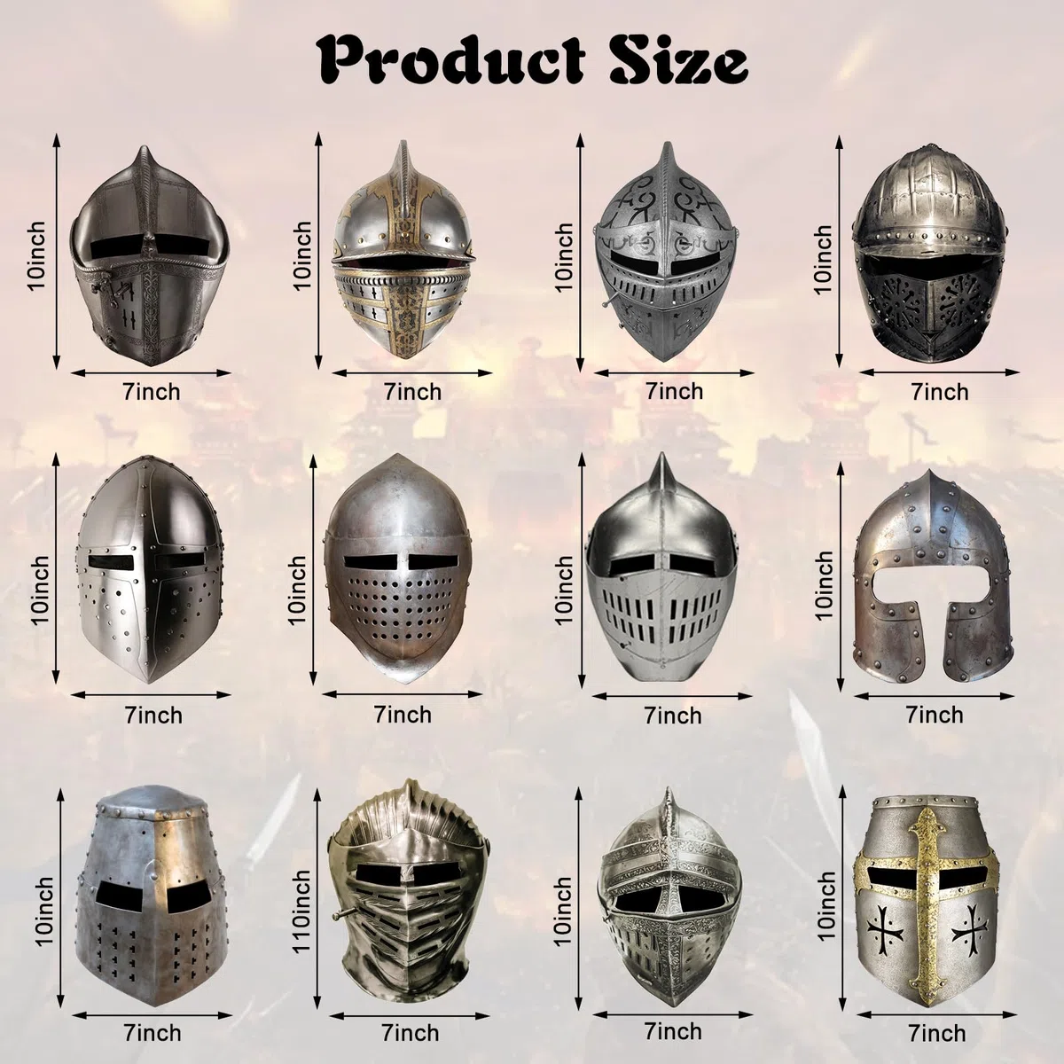 Aoriher 24 Pezzi Maschere di Carta da Cavaliere Medievale Maschera di Elmo da Cavaliere Medievale con Elastici per Cosplay Travestimenti Feste di Halloween Accessori per Costumi da Cavaliere
