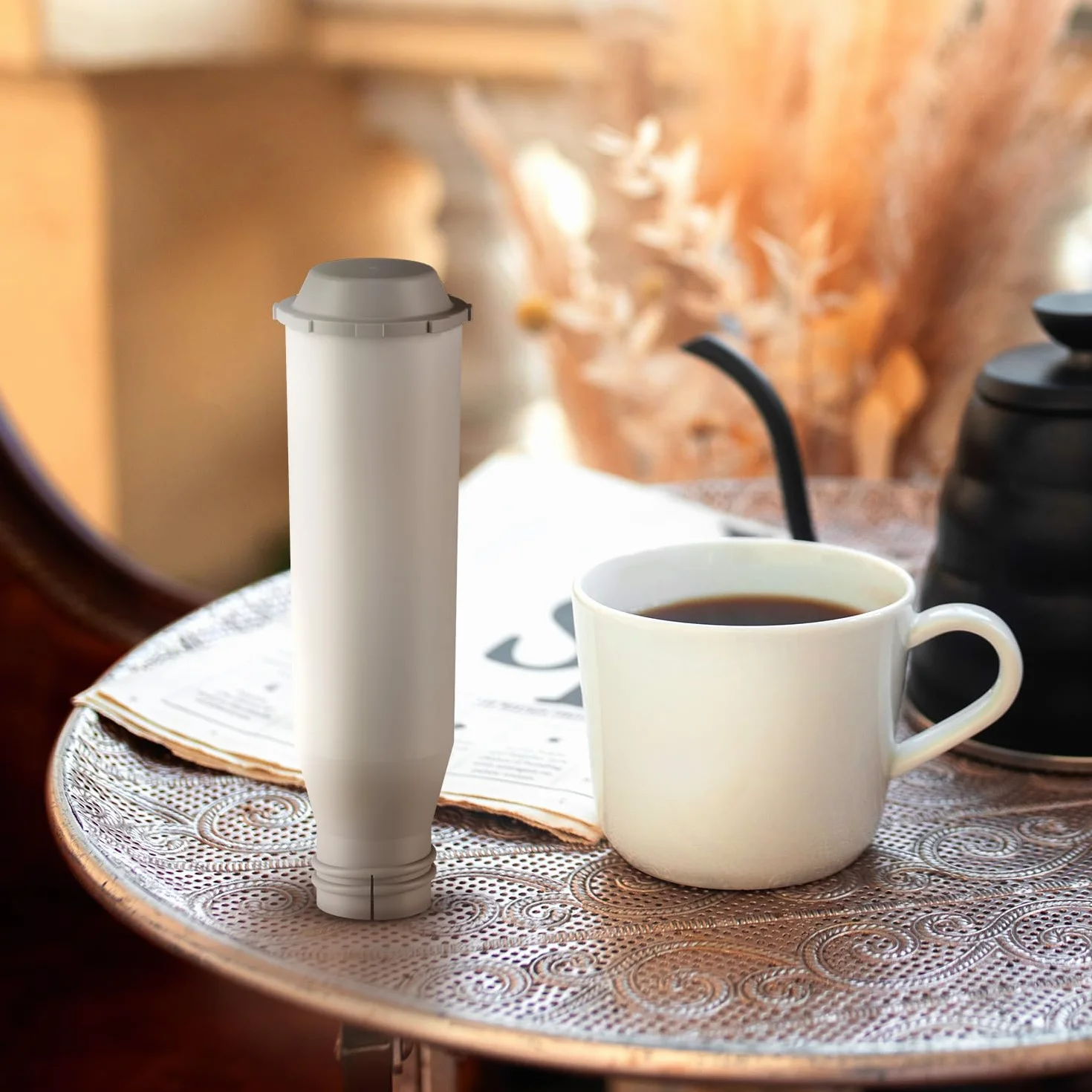 Sillar Filtro acqua di ricambio per macchine da caffè – compatibile con Krups F088 NIRF700 Pro Aqua, Nivona e Melitta | Cartuccia a carbone attivo set 6 pezzi | Aumenta la durata dell’apparecchio