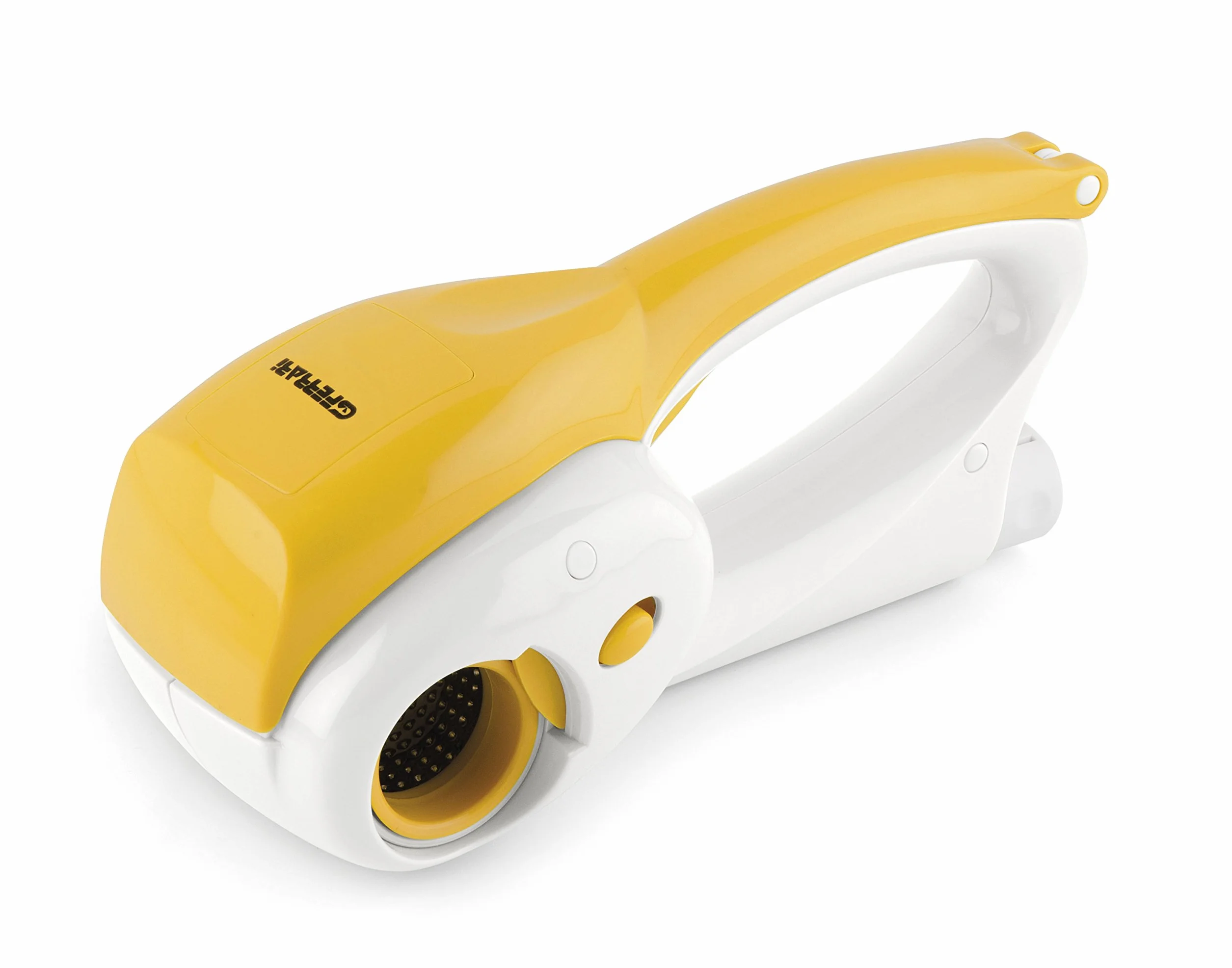G3 Ferrari G20065 Parmino Grattugia Ricaricabile,12W, 2 Rulli Inox, Impugnatura ergonomica, Kit di ricaricacon batteria, Giallo
