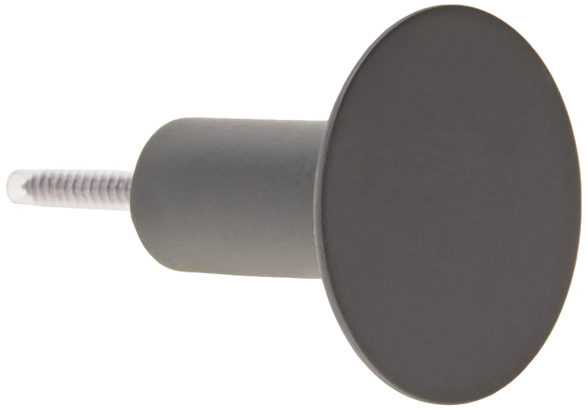 Blomus Set di 4 ganci da parete, moderna colorazione canna di fucile, di alta qualità, materiale di fissaggio, 2 pezzi diametro 8,5 cm, 2 pezzi diametro 5 cm, altezza 45 mm, canna di fucile, 65800