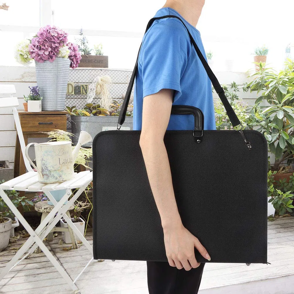 Respicefinem Cartelletta Porta Disegni 37 * 48cm PVC Alta Resistenza Ideale Per Artisti Studenti E Professionisti Design Leggero E Multifunzionale Final Selling Points