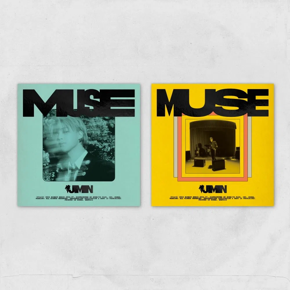 [Weverse Shop Exclusive Pob] JIMIN - Muse Album+Pre-Order Gift (2 ver. SET : 1 Unreleased Photocard + 2 Logo Acrylic Keyrings)