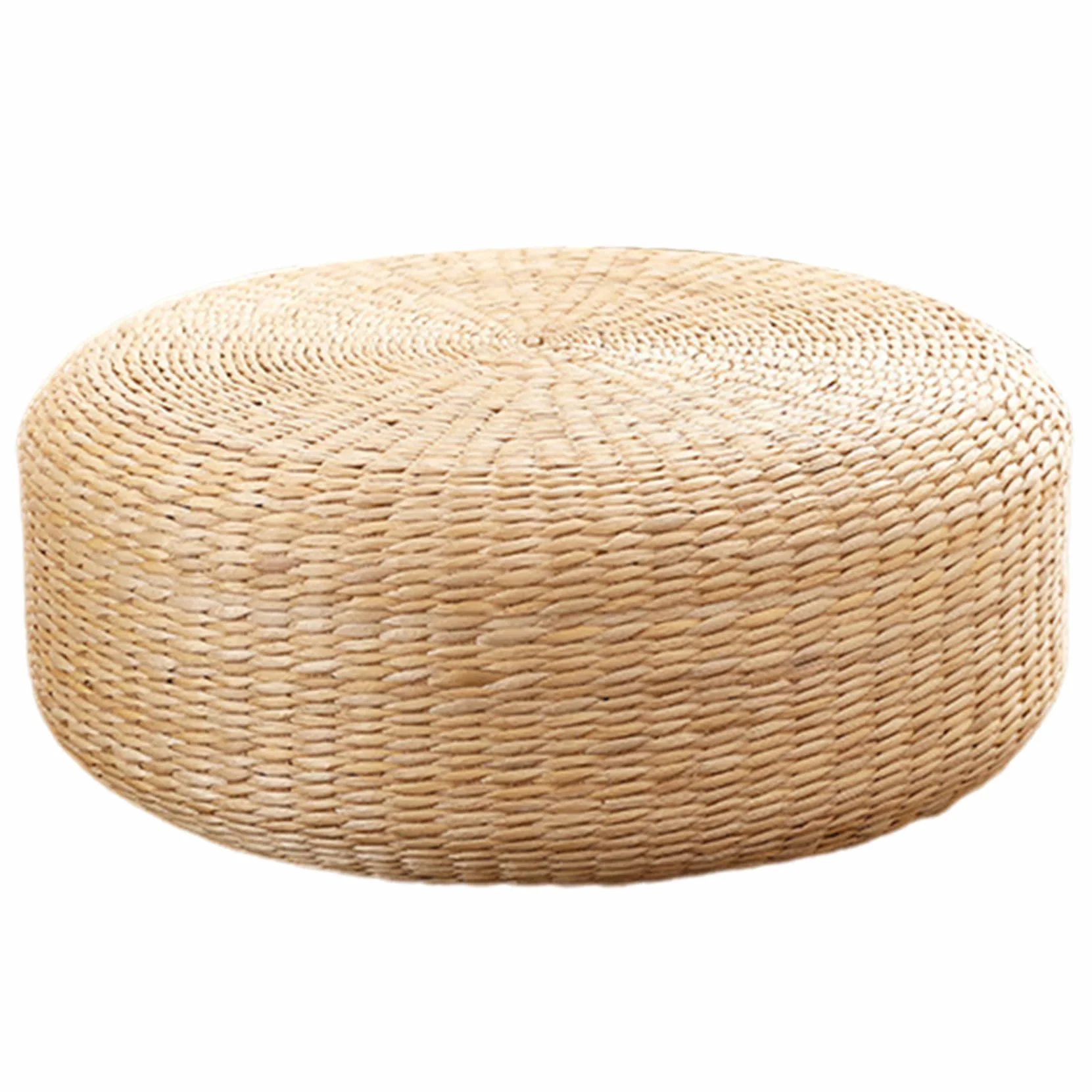 Cuscino da pavimento Tatami Cuscini da pavimento in tessuto naturale da 16 pollici per la seduta di meditazione del Buddha Cuscino confortevole Cuscini per soggiorno per adulti