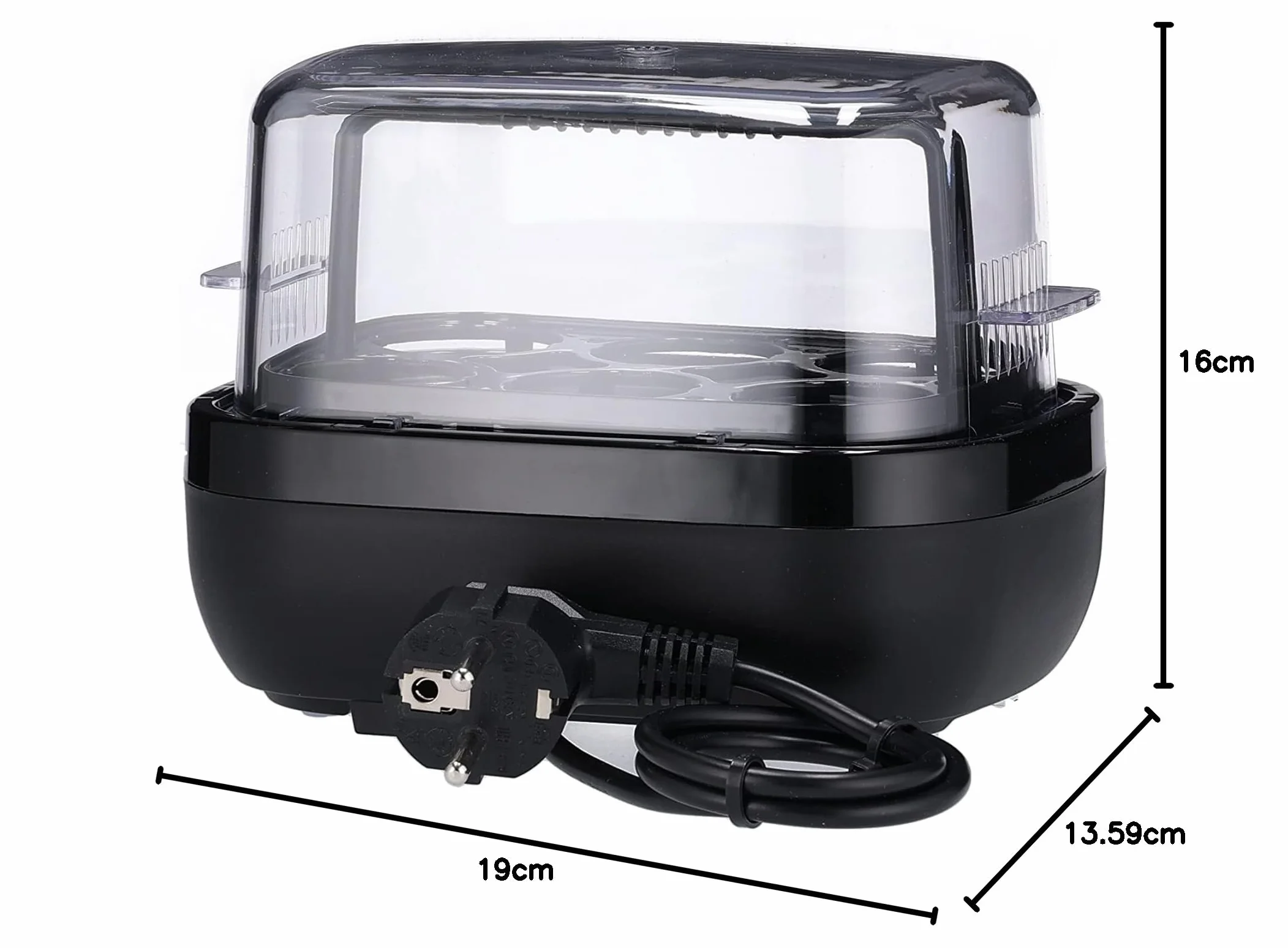SEVERIN 3166 - Cuociuova 420 in plastica/acciaio INOX, colore: Nero