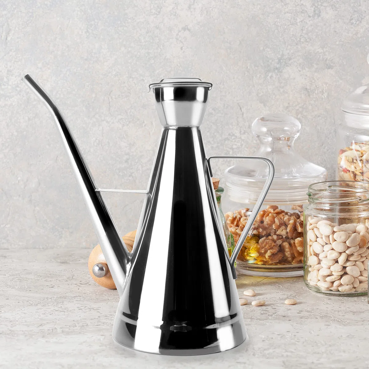 IBILI 709710 - Oliera «Iberica» in acciaio inossidabile 1 l