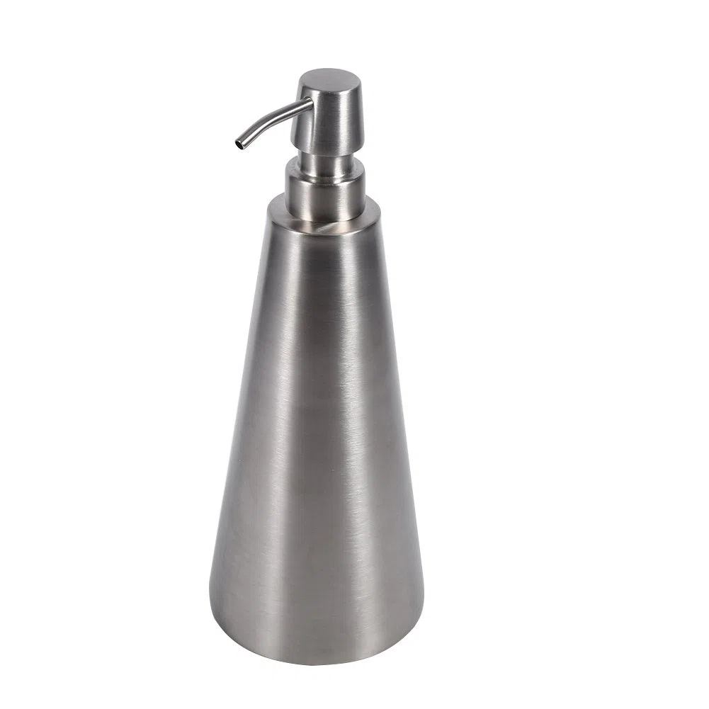 EMUKOEP Dispenser di Sapone di Grandi Dimensioni Doccia 1pc 800ml Dispenser di Sapone per Pompa in Acciaio Inossidabile di Grande capacità Accessorio per Il Bagno da Appoggio
