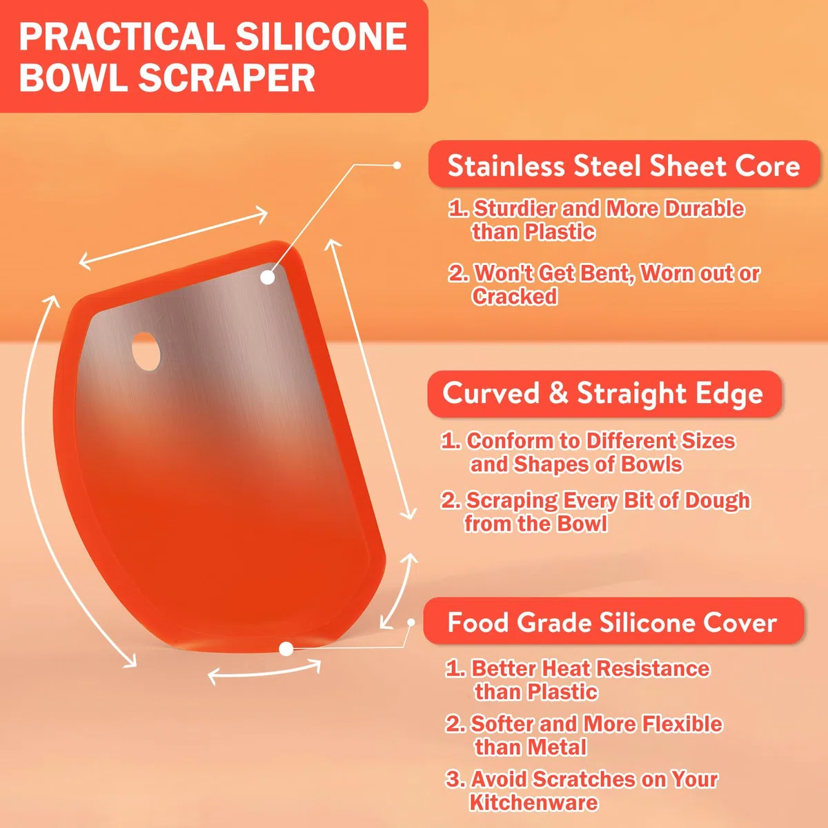 2 gomitoli in silicone per forno olandese, rosso