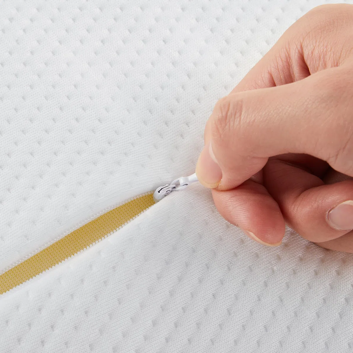 Federa Rinfrescante, Morbida E Confortevole, Federa Di Ricambio, Bianco Grigiastro