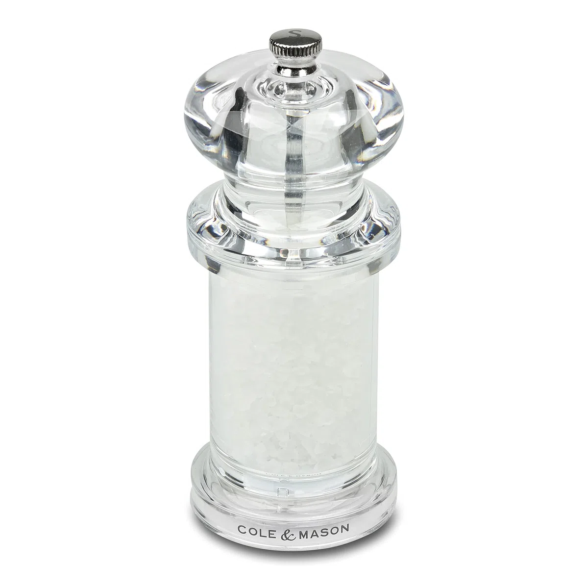 Cole & Mason H50502P 505 Macina Sale, Precision+, Macinatura Regolabile, Acrilico, 140mm, Include 1 x Mulino