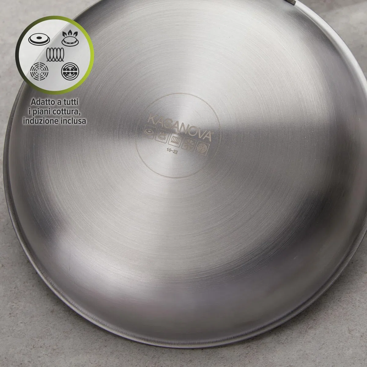KASANOVA Crepiera 20 cm a 3 strati Tri - ply