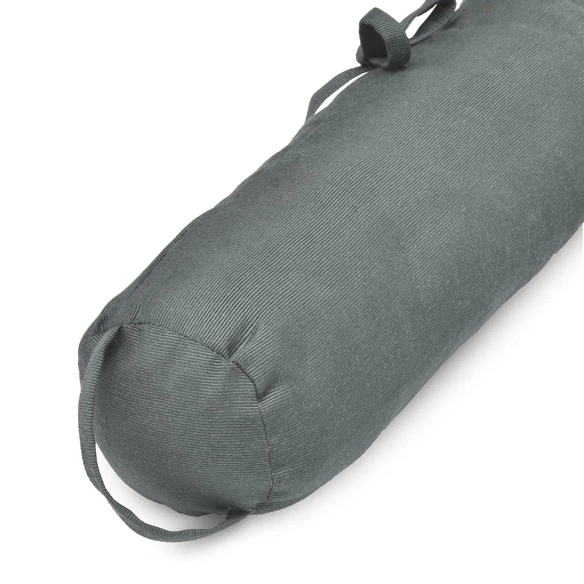 Beautissu Paraspifferi Imbottito per Porte e finestre Viento 100x10cm - con Laccio fermaporta e Pratica asola - Antracite