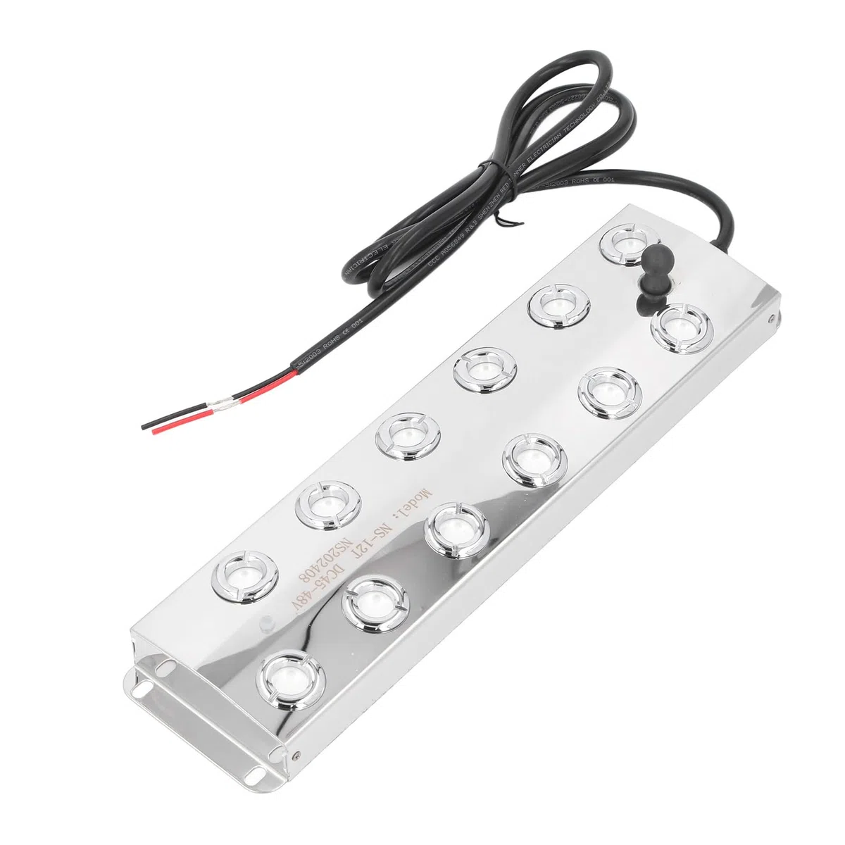 Alomejor Silenzioso Generatore di Nebbia Ad Ultrasuoni 12 Teste per Giardini Estetici, Nebulizzatore Paesaggistico Impermeabile IP67 DC45-48V