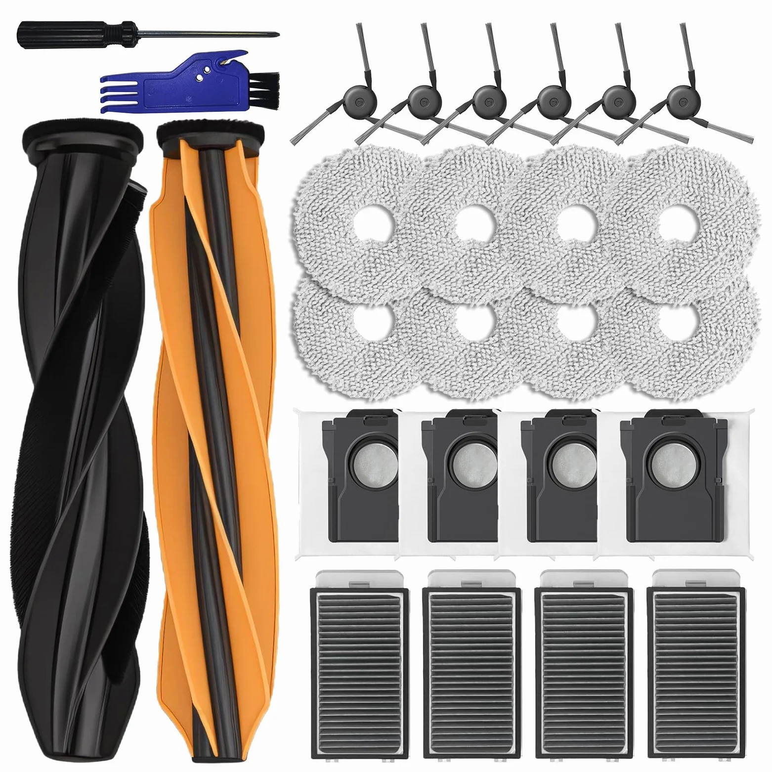 L50s L40s Pro Ultra Accessori Ricambi per Dreame X50 Ultra Complete/ L40s Pro Ultra/ L50s Pro Ultra/ L50 Pro Ultra/ X50 Master/Mova V50 Ultra Accessori Spazzola Principale Filtri Sacchetti Panni Mop