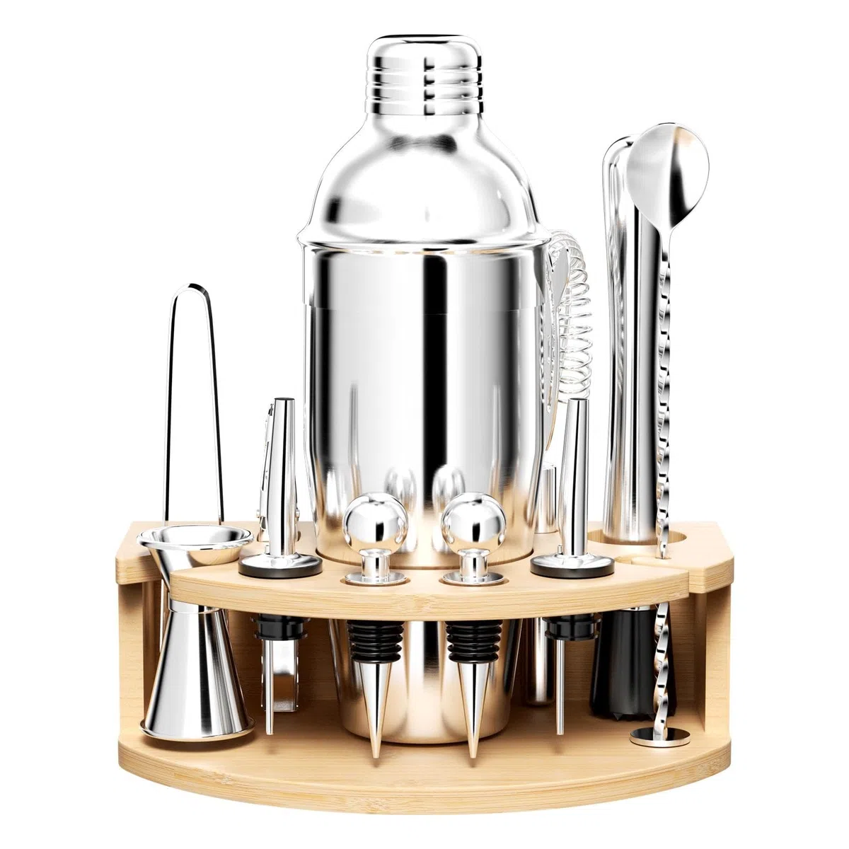Chiluxendo Shaker, Attrezzi Misurino per Cocktail Kit Barman Professionale, Attrezzatura Shaker Cocktail set Accessori Bar Completo, Coctail Bartender Dosatore Cocktail Metal Pour Bevande
