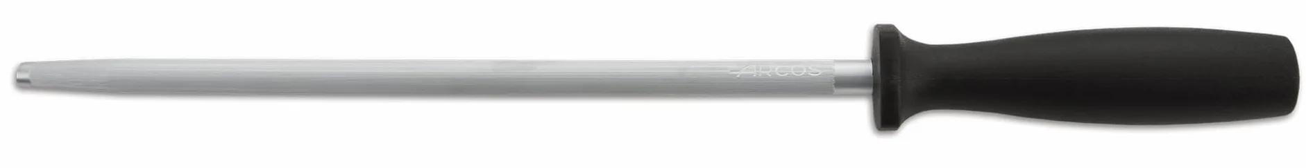 Arcos Serie Maitre - Set di Prosciutto Set di Coltelli 2 Pezzi (1 Coltello + 1 Acciaini Affilatori) - Lama Acciaio Inossidabile Nitrum - Manico Polipropilene - Legno di caucciù