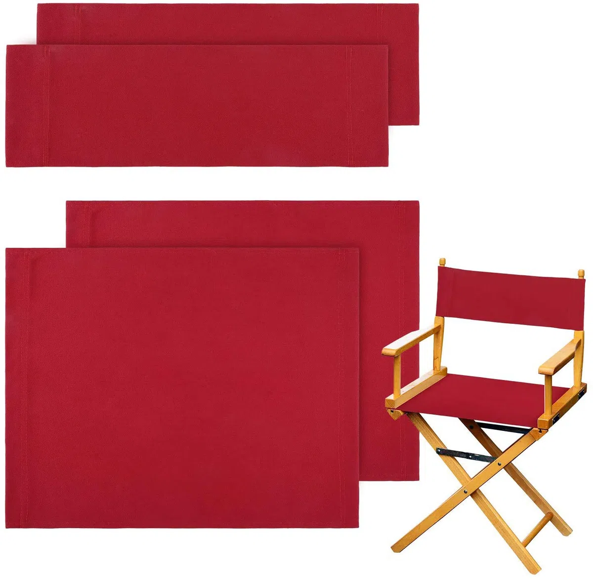 STAY GENT 2 Set Directors Chair Replacement Covers Rosse