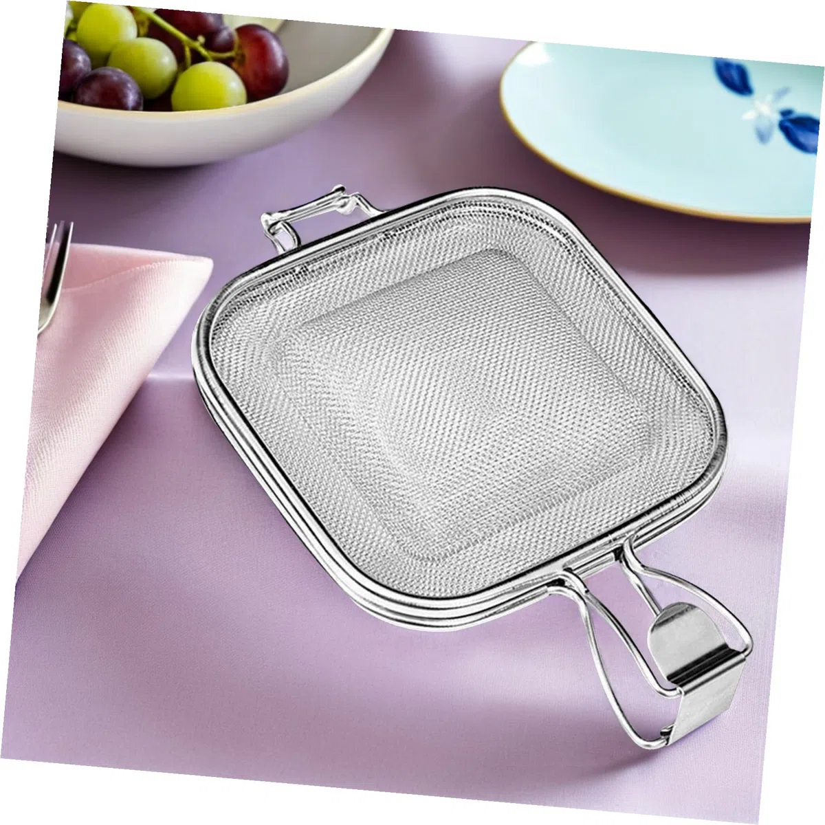 Pinze Toast per Forno Clip di Pane Multiuso 10.4X6.3X1.4 Pollici Design Vuoto per Circolazione Aria Perfette per Cottura Panini in Forno e Griglia