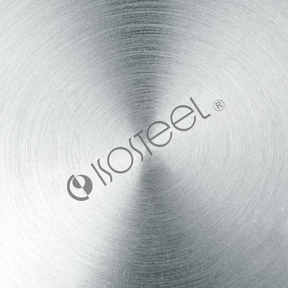 Isosteel VA-9553Q Thermos in Acciaio Inox 1,0 L con Sistema Quickstop, Manico e Bicchiere