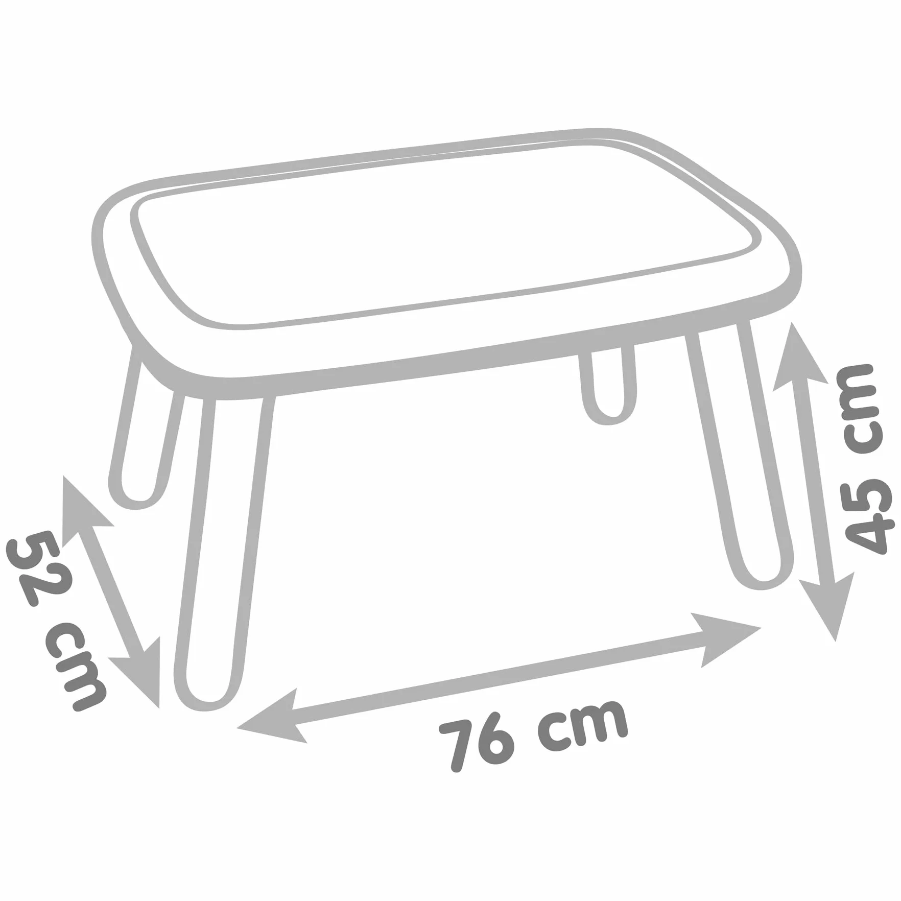 tavolo verde per bambini