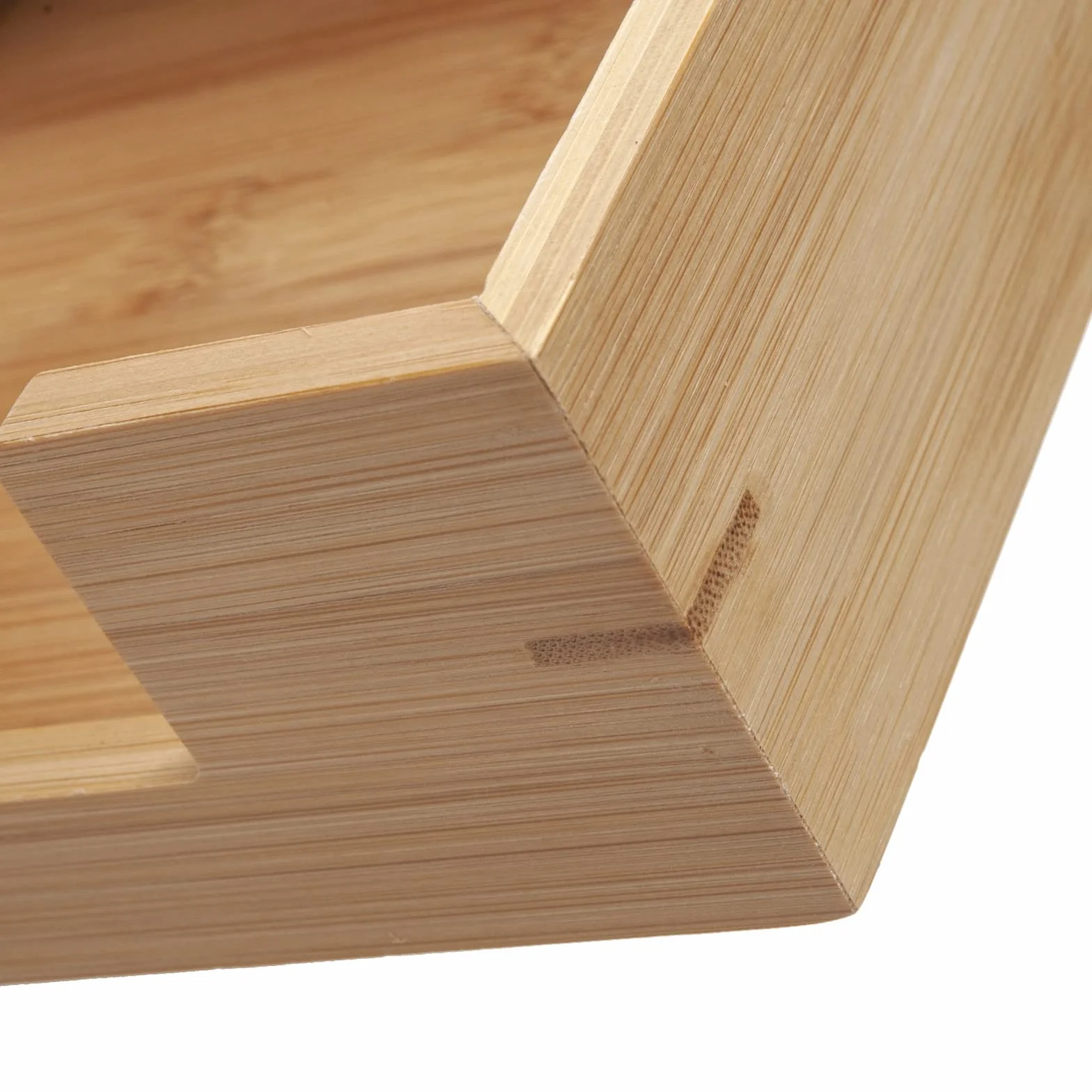 Portatovaglioli in Bambù Quadrato, Vassoio per Tovaglioli in Legno per Tavolo, Portatovaglioli Legno Decorativo per Cucina, Bagno
