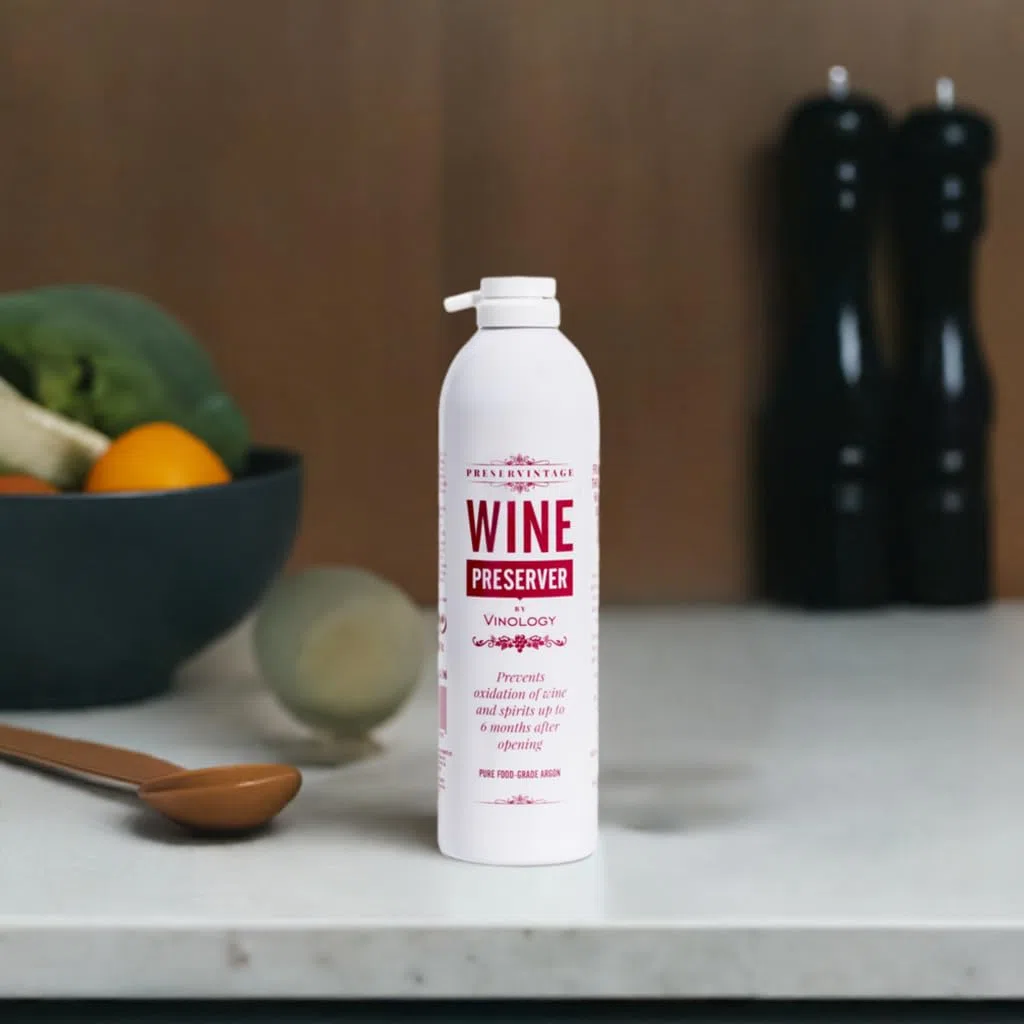 Contenitore per vino – Gas di argon inerte puro professionale standard da utilizzare con tappo di vino o sughero in una bomboletta spray leggera facile da usare – 9 l (2)