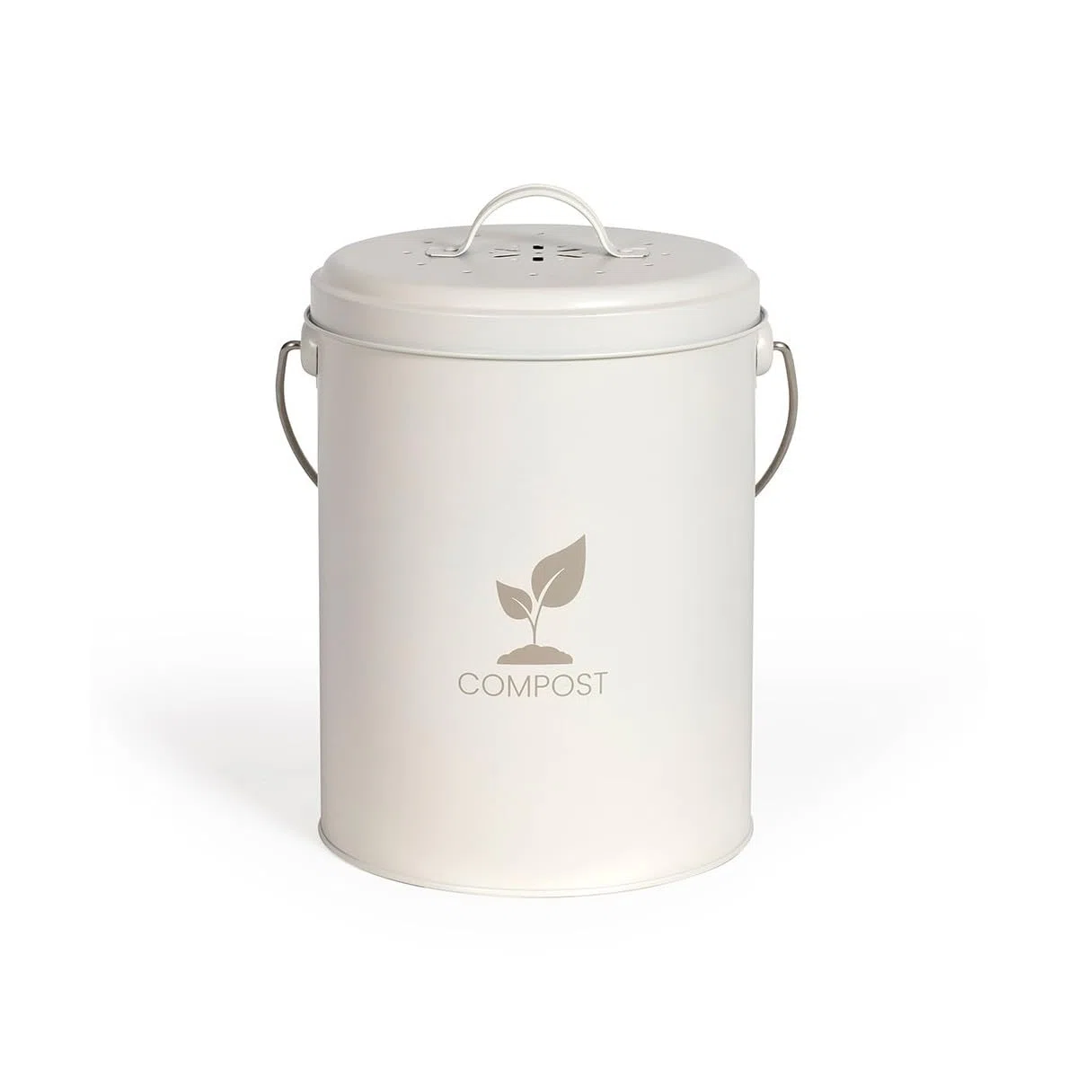 Livoo Seau a compost de cuisine creme 6l - MES154C