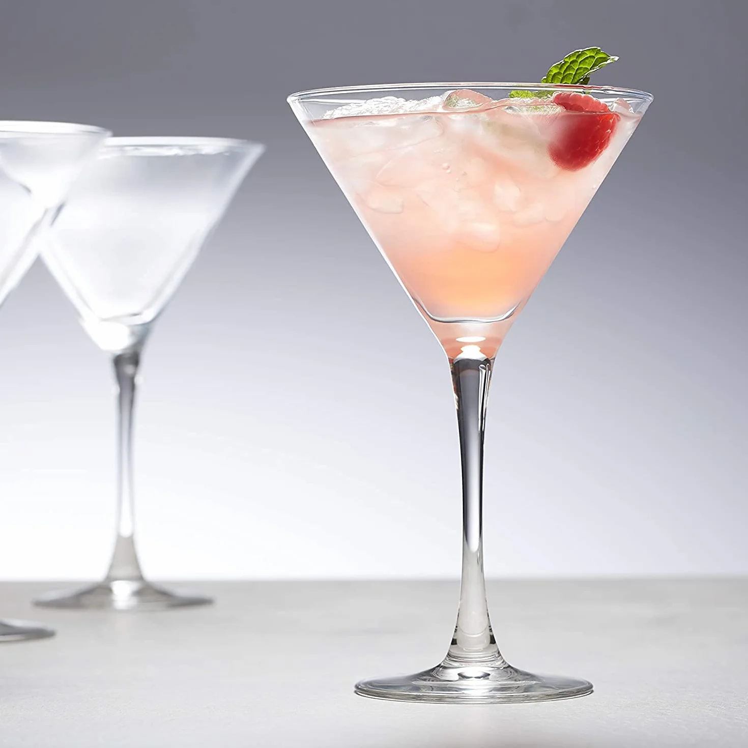 Royal Leerdam, Set di 4 Calici Martini in Vetro Trasparente da 25 cl - Eleganti, Resistenti e Lavabili in Lavastoviglie