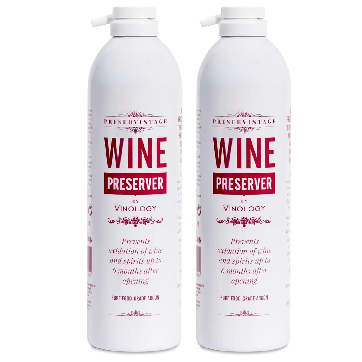 Contenitore per vino – Gas di argon inerte puro professionale standard da utilizzare con tappo di vino o sughero in una bomboletta spray leggera facile da usare – 9 l (2)