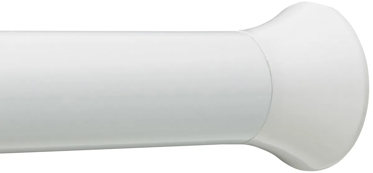 Amazon Basics Bastone regolabile per tenda da doccia, da 91 a 137 cm, bianco