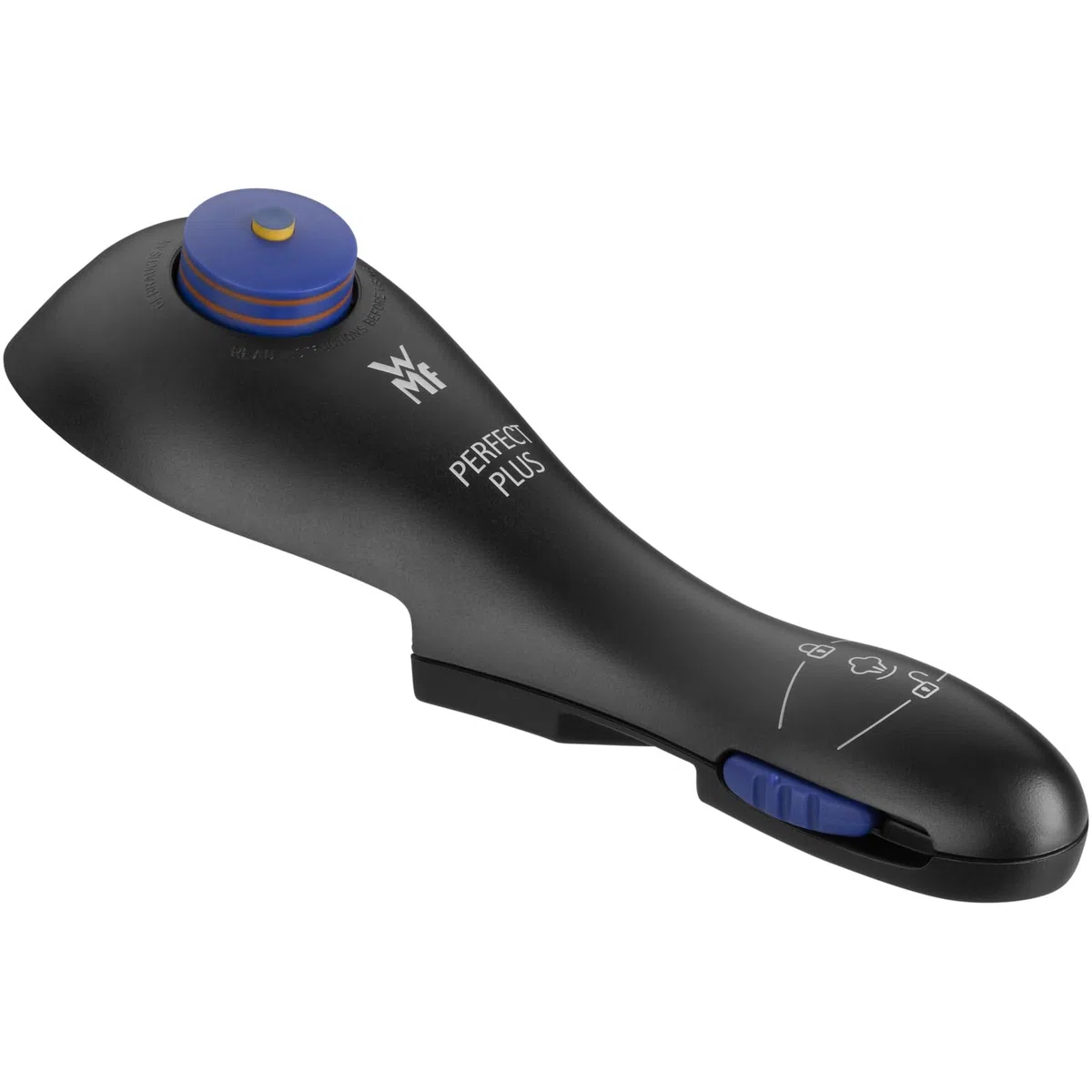 WMF Perfect Plus - Maniglia di ricambio completa per coperchio pentola a pressione, 2,5 l, 3 l, 4,5 l, 6,5 l, 8,5 l, in plastica, colore: Nero