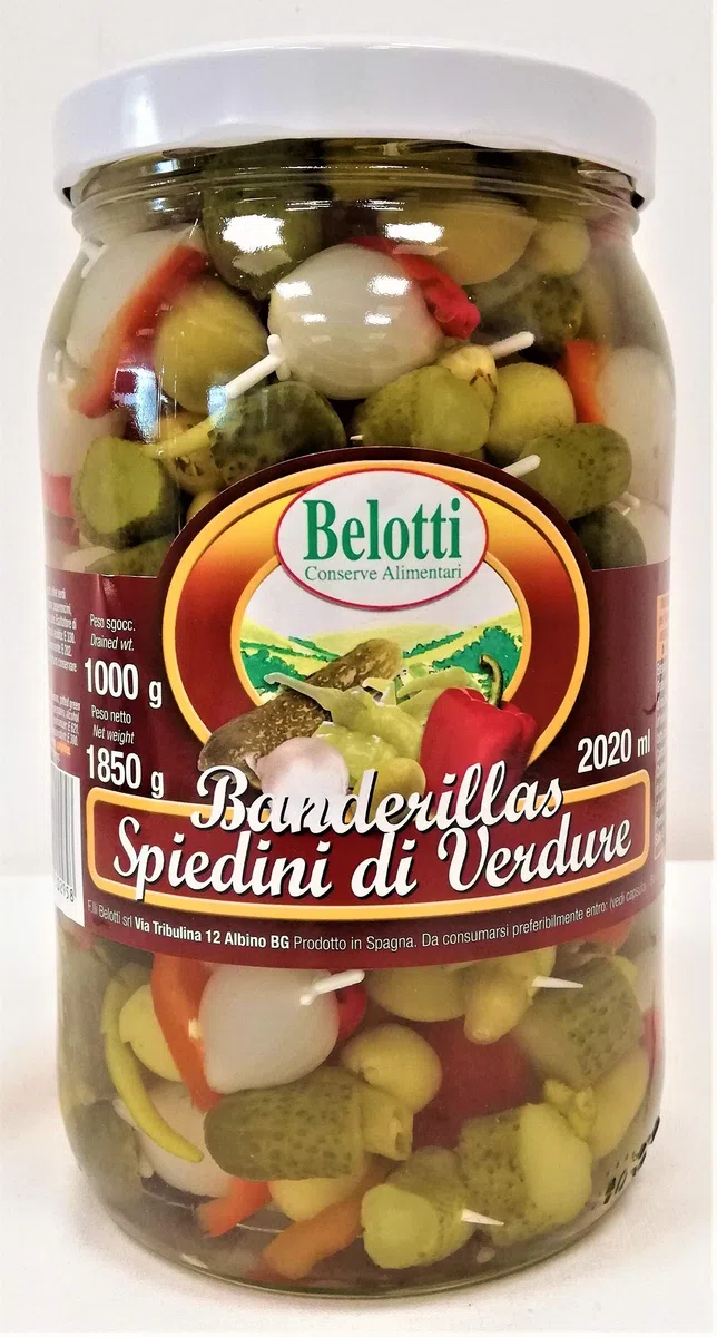 Banderillas Spiedini Di Verdure 1855 Gr - Belotti