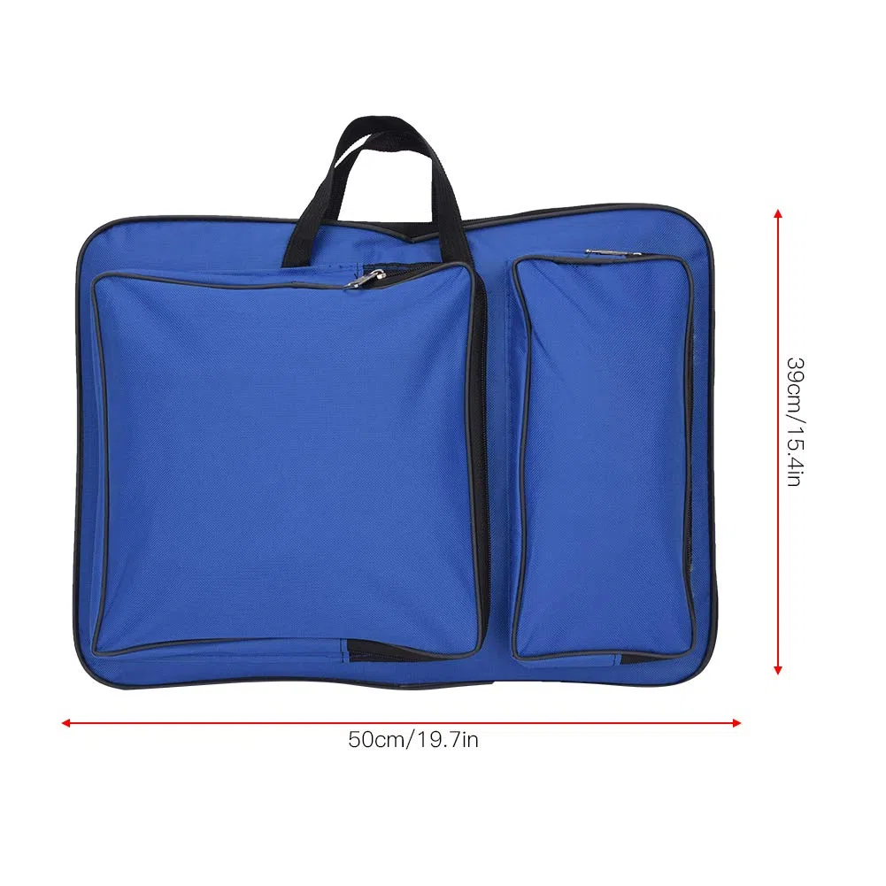 Strumento per Il Trasporto del Tavolo da Disegno Borsa Multifunzione 19,7 x 15,4 Pollici, Borsa per Schizzi, Ragazza Impermeabile