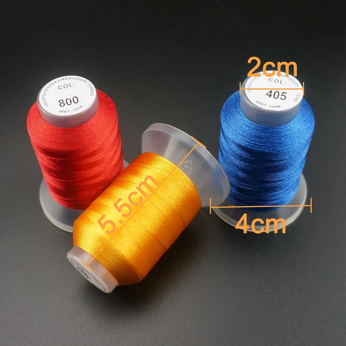 New brothread 30 Nuovi Janome Colori Poliestere Filo di Ricamo Macchina 500M - Assortimento 1