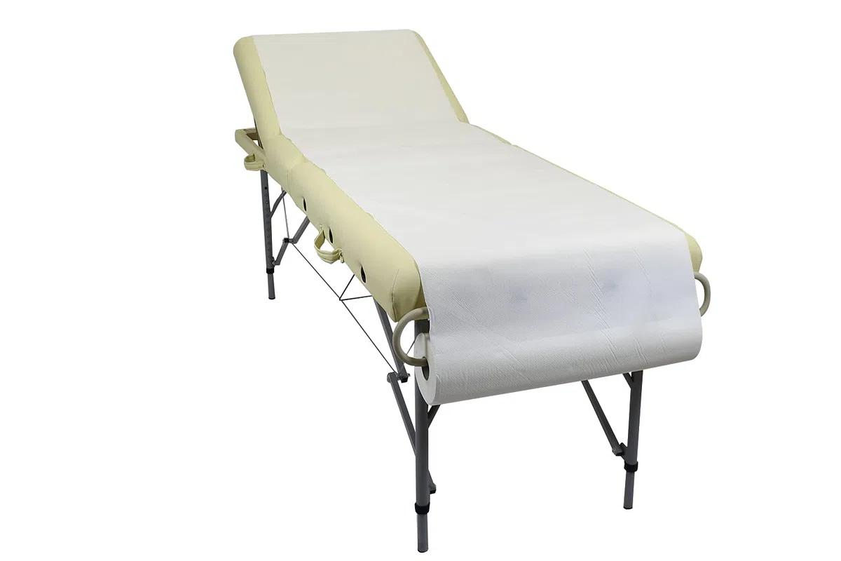 Mira Portarotolo estetica per lettino da massaggio in alluminio regolabile da 60/80cm colore nero