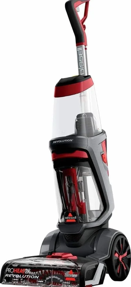 BISSELL ProHeat 2X Revolution, Lavatappeti, Lavatappezzeria con tecnologia Heatwave, Doppie spazzole, Pulitore per Tappeti, Auto, Divani, Moquette & Tappeti, 3,7L, con Cavo,Potente motore 800 W, 1858N