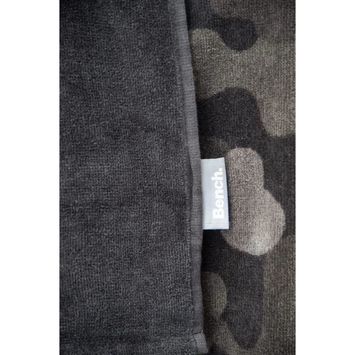 Bench Telo da Mare e Sauna, Nature Inspired, 80x180 cm, 100 % Cotone, Velour, Con Gancino, Colore: Motivo Mimetico Grigio, Art.No.:6112608537